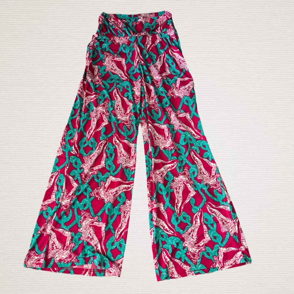 Chic Tracy Negoshian Patterned Loose Fitting Legging Pants
